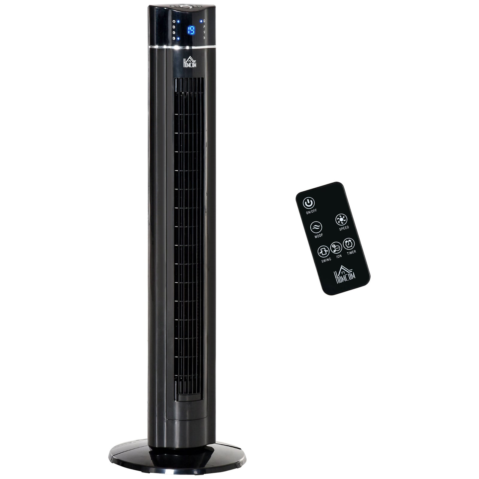 Tower Fan Anion Cooling Bedroom W/ Oscillating, Remote