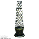 Black & Gold Tower Pot™ | Set of 1