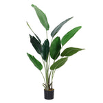 160cm/180cm Tall Artificial Banana Leaf Tree Faux Large Plants In Pot | Small