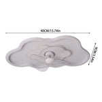Cloud-shaped Ceiling Mount Led Fan Light