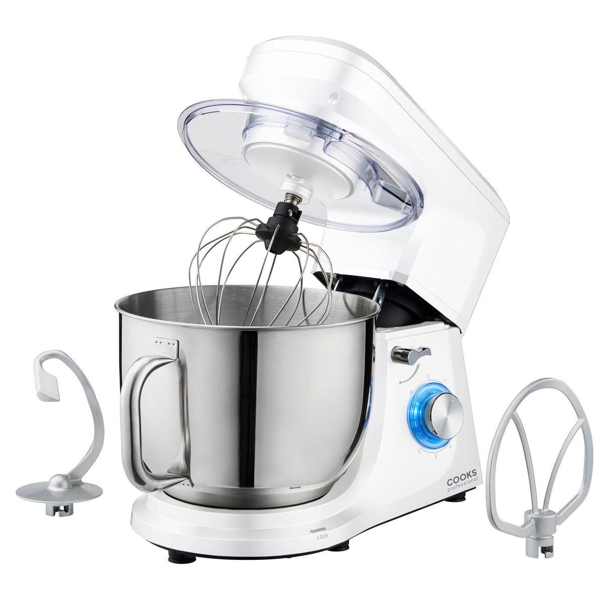 Cooks Professional 7l Stand Mixer 1200w With 6 Speeds