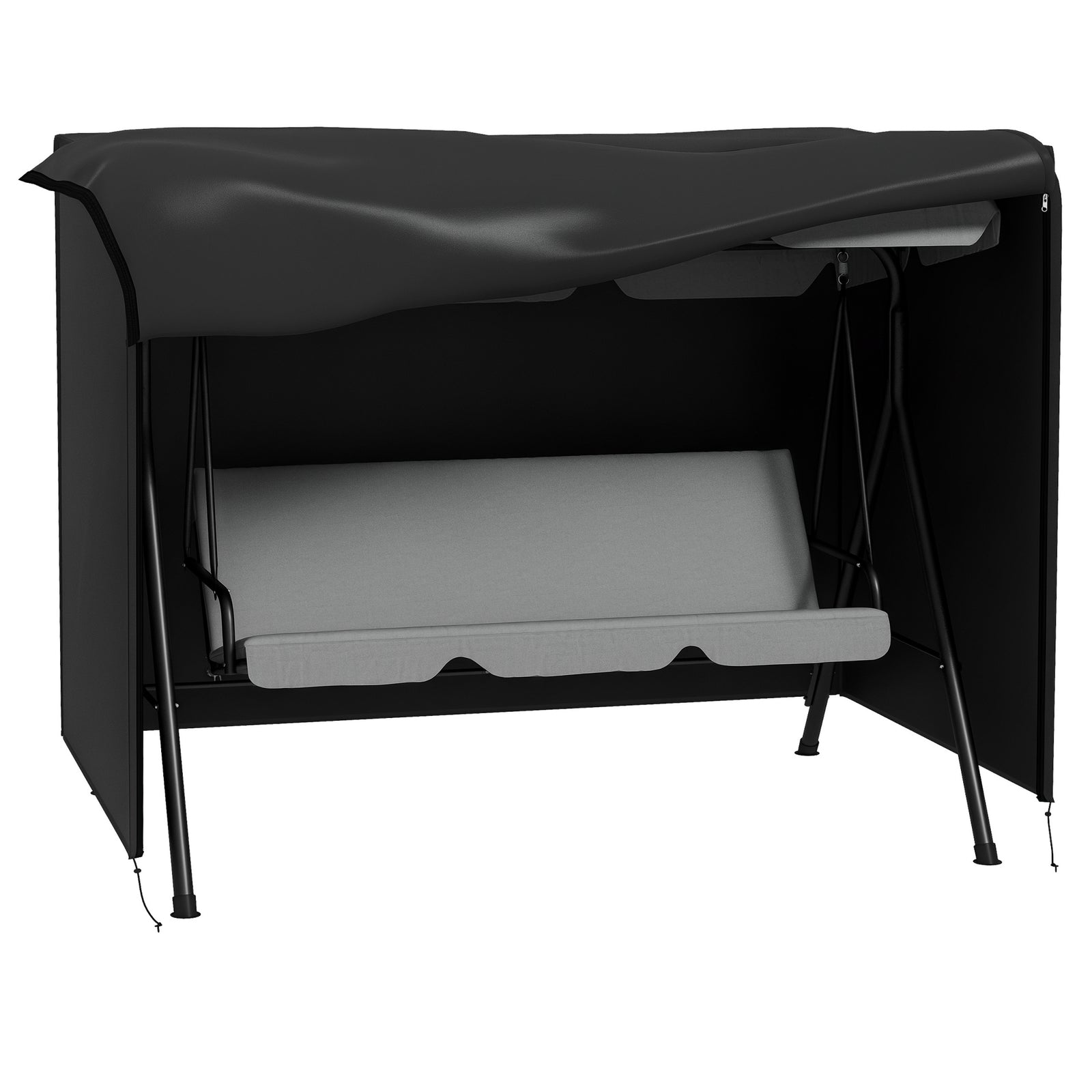 Garden Furniture Protector Patio Swing Chair Cover Black