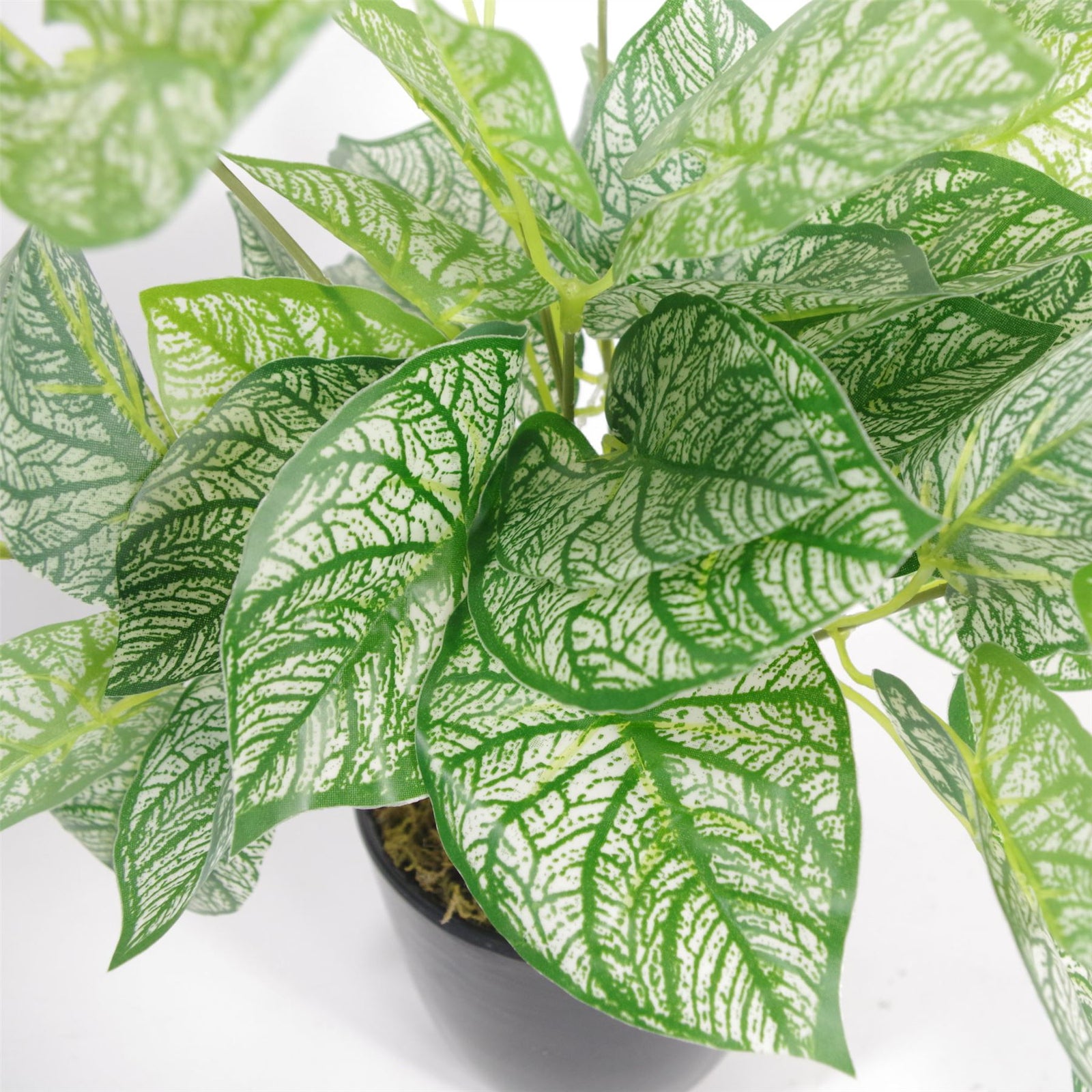 Faux 40cm Artificial Caladium Plant With Pot