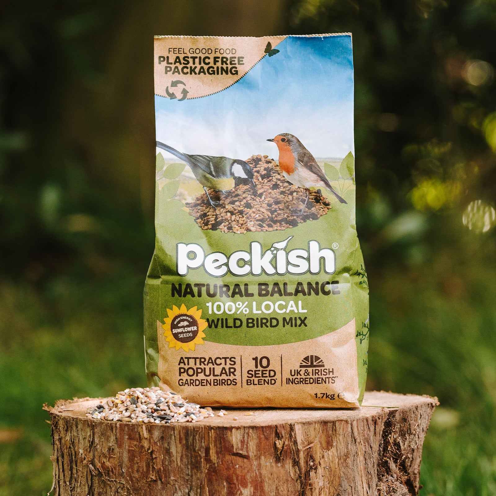 Natural Balance Wild Bird Seed Mix, 10-seed, Plastic-free | 12.75kg