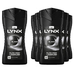 Black 12-h Refreshing Fragrance Shower Gel Body Wash For Men 6x 225ml