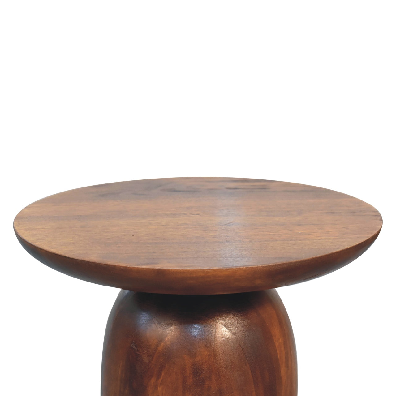 Solid Mango Wood Little Chestnut Side Table