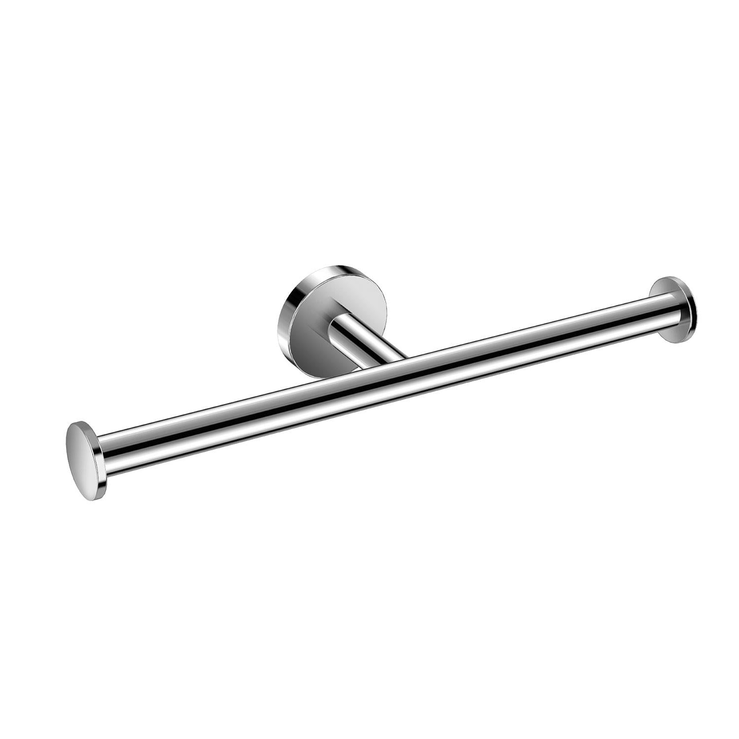 Double Toilet Roll Holder, Chrome, Hidden Fixings, Start Collection