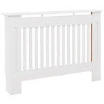 Radiator Cover Painted Slatted Mdf Grill 112/152/172cm | Small | White