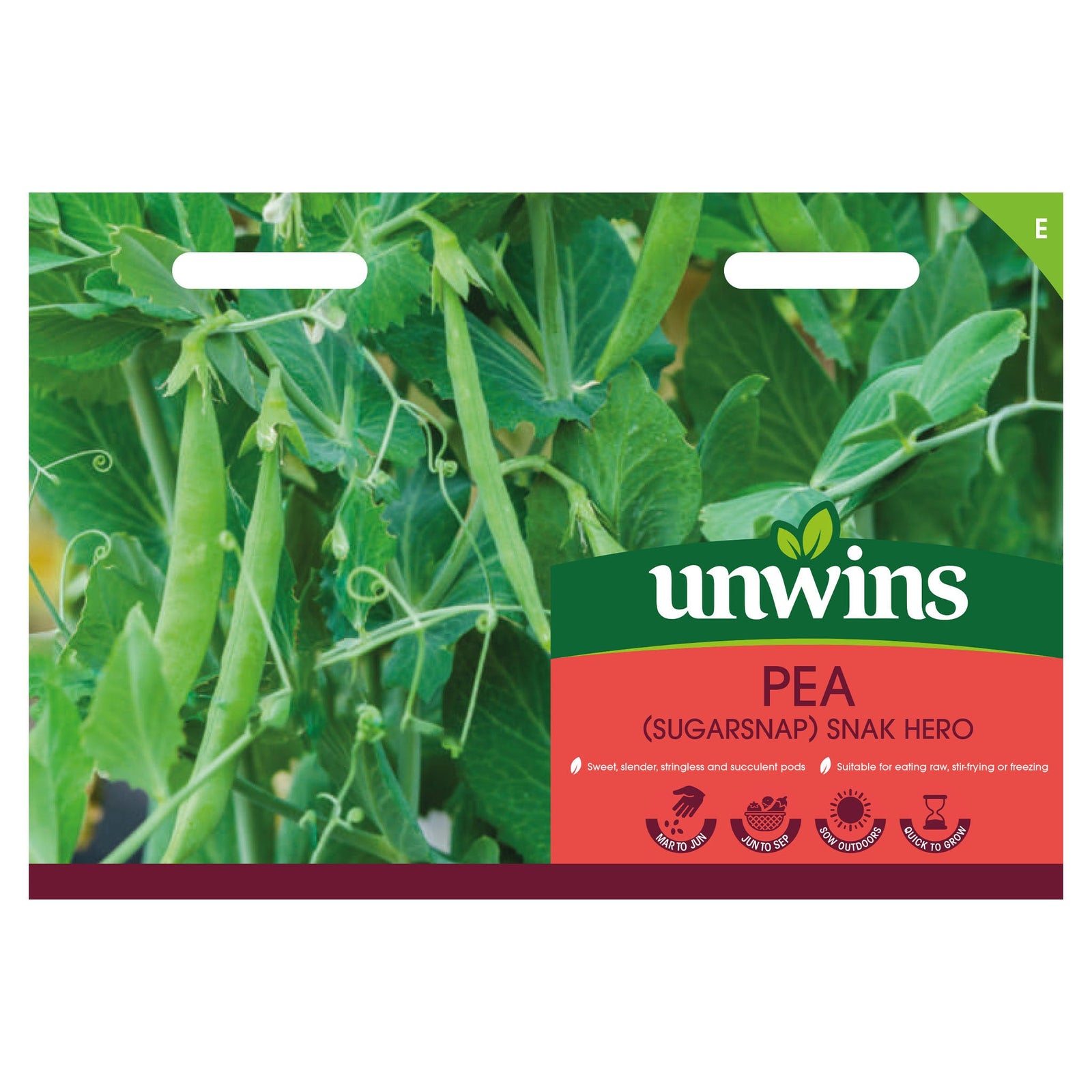 Pea Seeds Sugar Snak Hero | 100 Seeds | Green