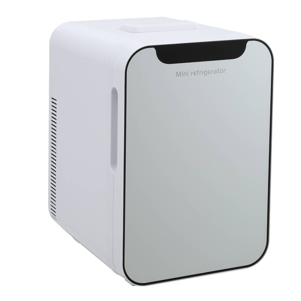16l Dual-use Mini Refrigerator With Glass Door