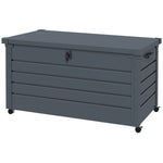 331l Outdoor Storage Box Waterproof With Wheels And Lock