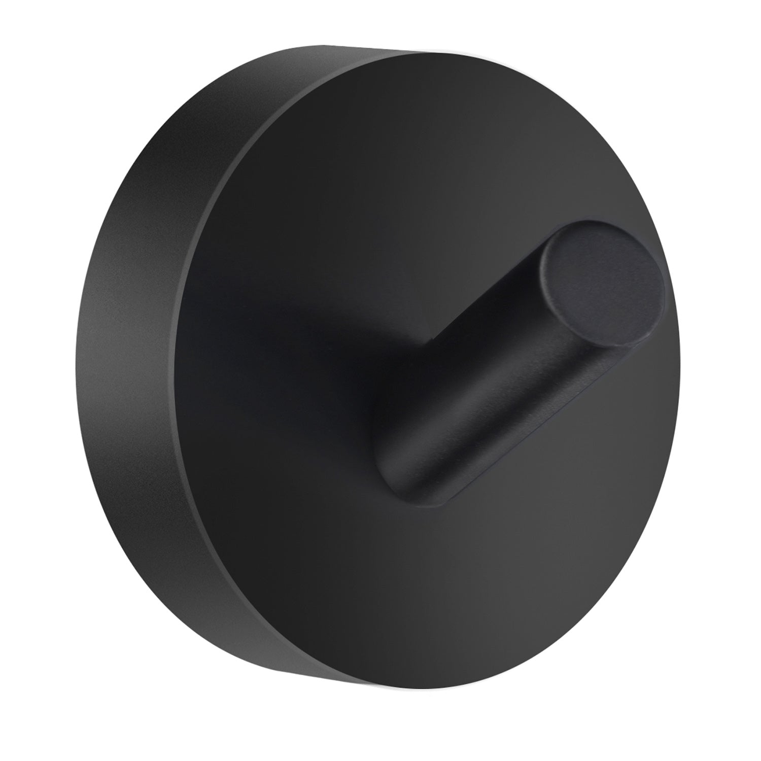 Towel Hooks Wall Mounted Storage Non-rust Brass Core | Single | Black