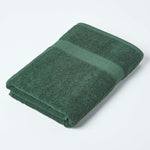 Turkish Cotton 500gsm Towel | Bath Towel | Dark Green