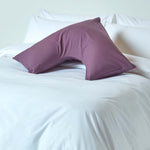 Egyptian Cotton V Shaped Pillowcase 200 Tc | V Shape | Grape