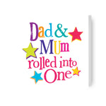 Dad & Mum Rolled Into One' Mother's Day Card Official Product