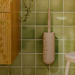 Toilet Brush, Wall Mounted, Beige, Award-winning Design Geyser Collection