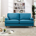 Woodbury 158cm Wide 2 Seat Velvet Fabric Sofa | 2 | Teal