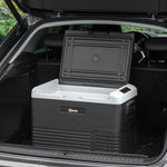 Car Refrigerator 12v Portable Freezer For Camping, Driving | Medium | Gray