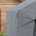 Garden Storage Shed, Waterproof And Heavy Duty Portable Shed | Medium | Dark Gray