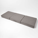 Cotton Orthopaedic Foam 3 Seater Booster Cushion | 50cm x 150cm | Charcoal Grey