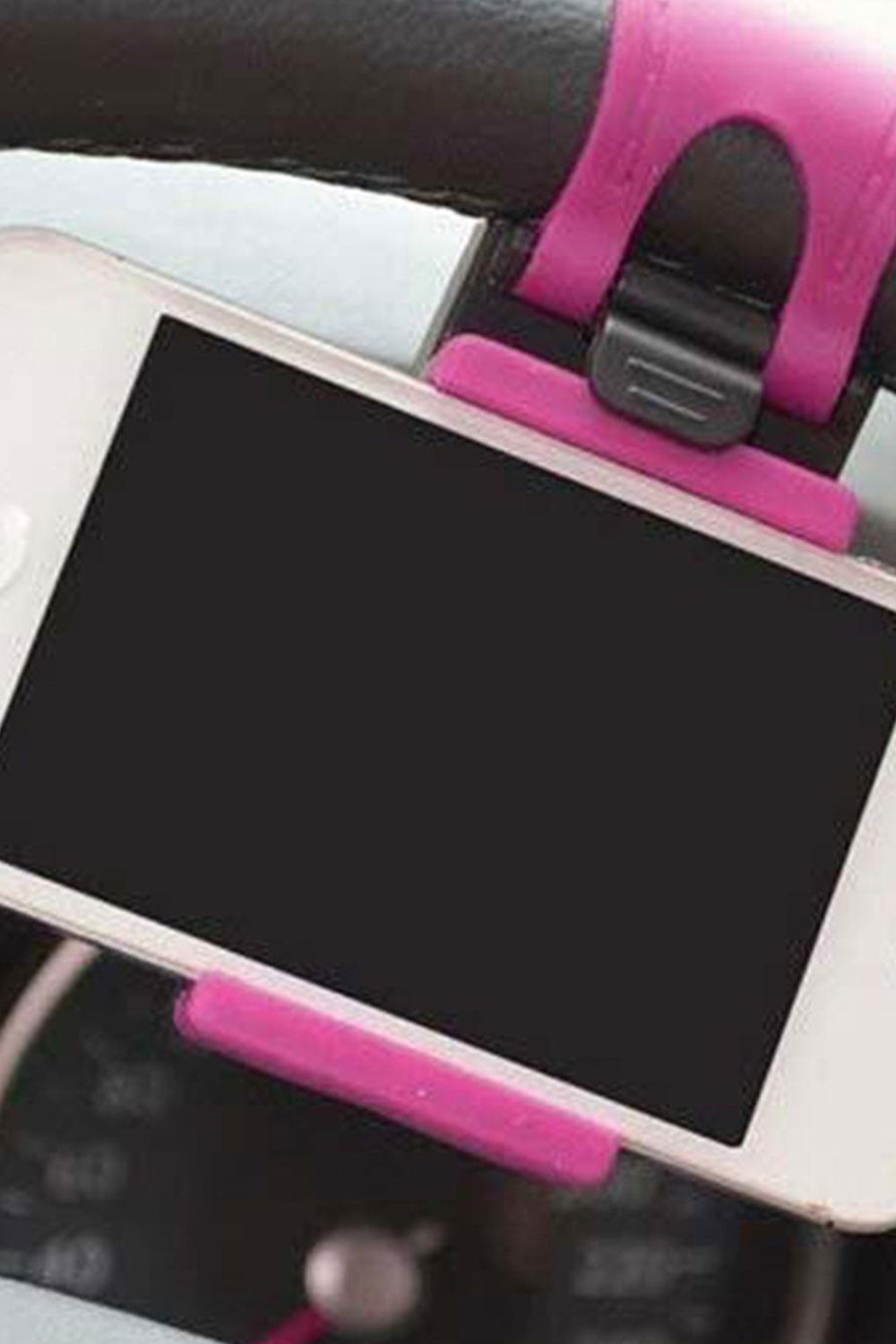 Car Steering Wheel Mobile Phone Holder For All Mobiles | Pink