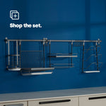 5pc Hanging 's' Hooks - Grey