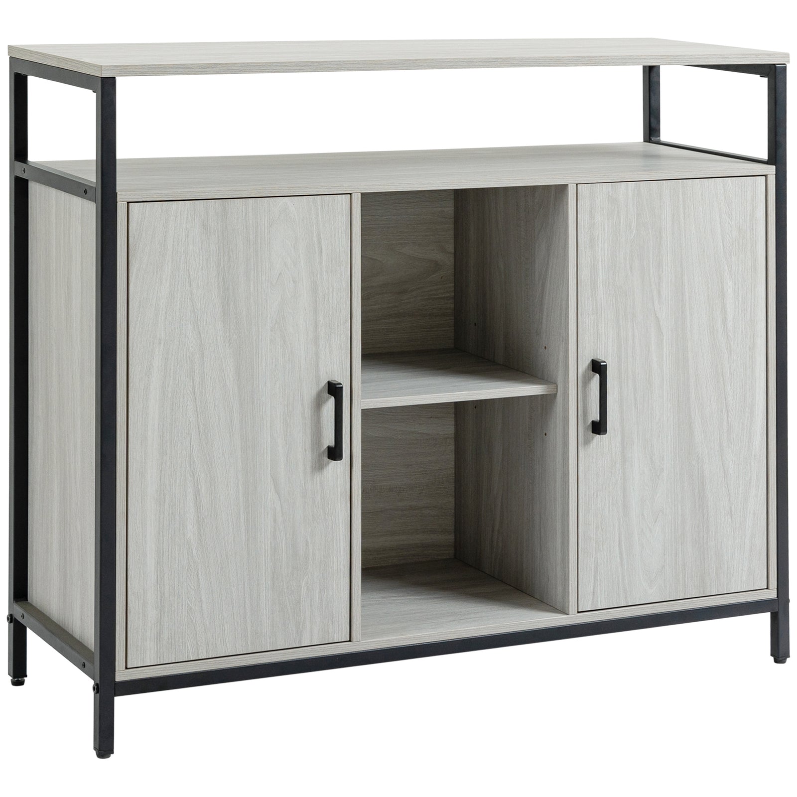 Modern Sideboard Storage Cabinet Adjustable Shelves