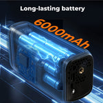 Car Tyre Inflator Cordless Digital Rechargeable Tire Air Compressor Pump | Black