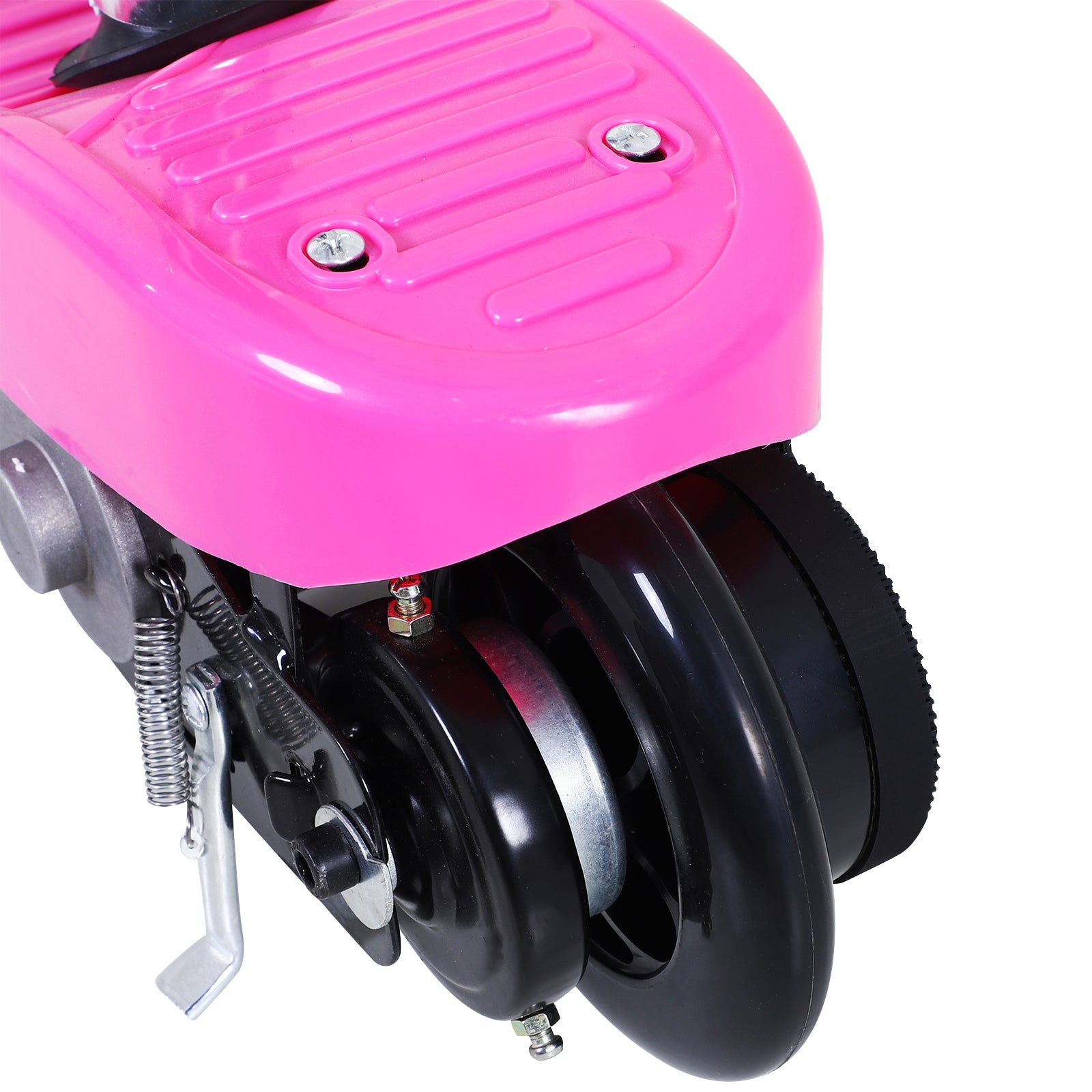 Foldable Powered Scooter With Adjustable Seat And Brake | Pink