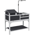 Tortoise House W/ Adjustable Lamp Holder, Openable Lid, Storage Shelf