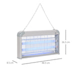30w Mosquito Insect Killer Pest Bug Trap Lamp Electric | Gray