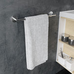 Towel Rail, Self-adhesive, Polished Chrome, 45,5 Cm. Collection Duo Round