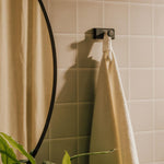 Towel Hook Robe Hook Screw-in Or Self-adhesive Matt Black Next Collection