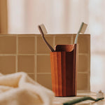 Toothbrush Holder, Bathroom Tumbler, Black, Recycled Avenir Collection