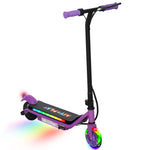 Electric Scooter For 6-14 With Dual Brakes & Colourful Light | Purple