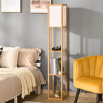 Floor Lamp Reading Lamp With 3-tier Storage Shelf Acrylic | One Size | Natura