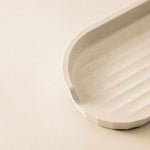 Soap Dish, Beige, Recycled Materials, Avenir Collection