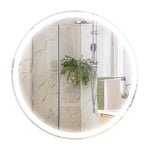 60x60/70x70cm Dimmable Bathroom Mirror With 3 Colours Led | Large | Silver