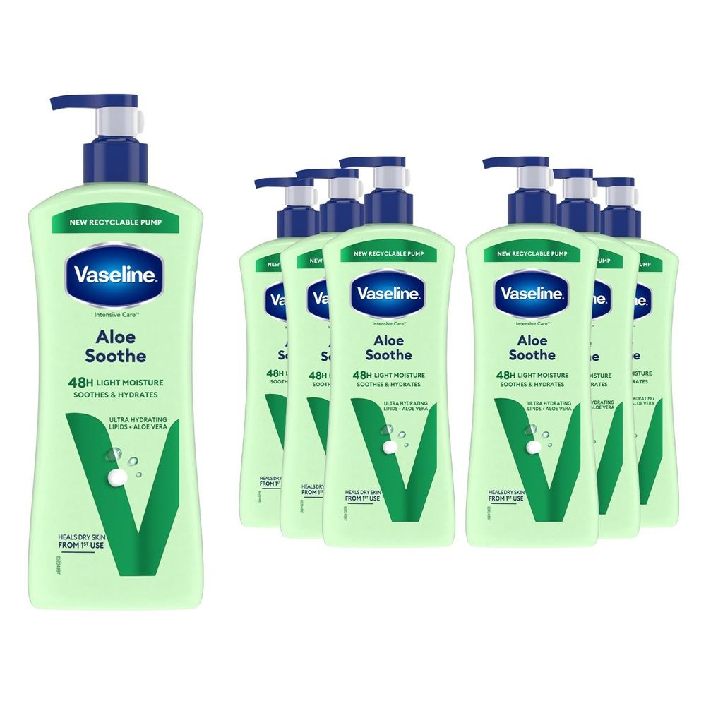 Vaseline Intensive Care Aloe Soothe Body Lotion Soothing Hydration 600ml