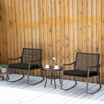 6-piece Chair Cushion Seat Pads Dining Chair Withstraps | Black