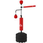 Boxing Bag Set With Adjustable Height | Red
