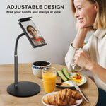 Carbon Steel 360° Adjustable Desktop Phone & Tablet Stand