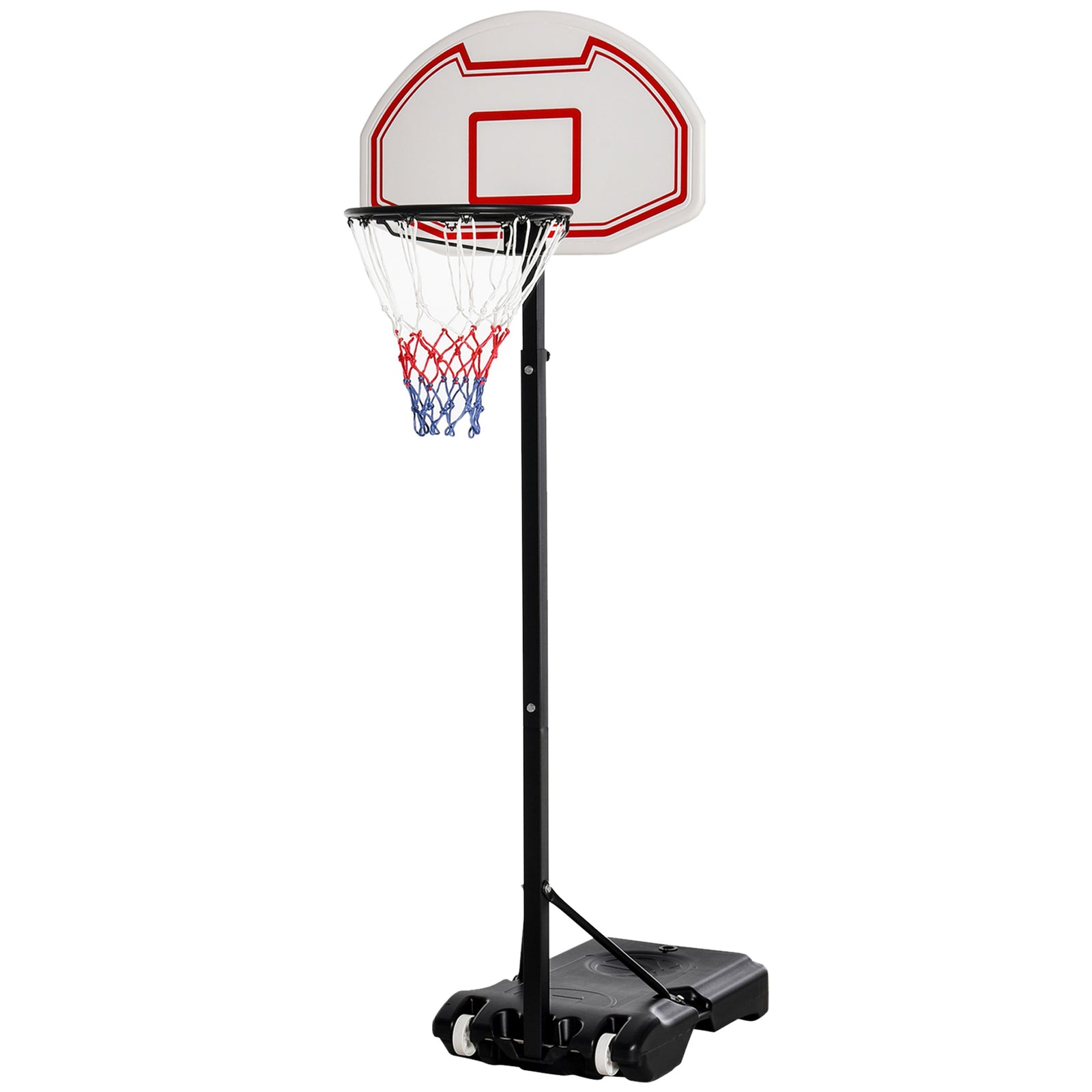 155-210cm Adjustable Basketball Stand | White