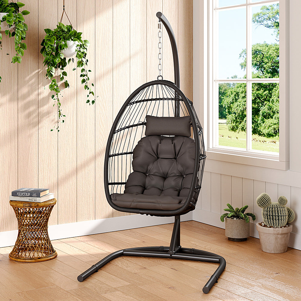 Garden Sanctuary Outdoor Hanging Egg-shaped Chair