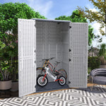 Outdoor Resin Large Storage Shed