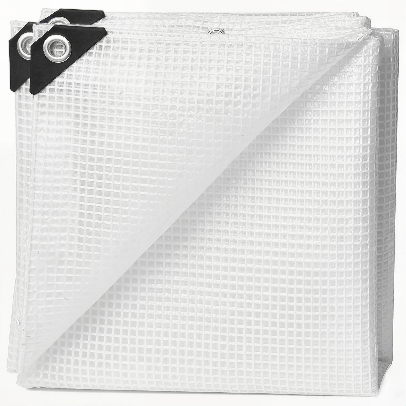 Waterproof Tarpaulin, 140gsm Tear-resistant Pe Tarp | M | White