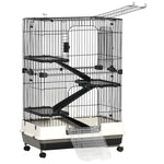 4/6-level Small Animal Cage, Indoor Pet House | Black