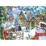 Snowman's View - 1000 Piece Jigsaw Puzzle For Adults