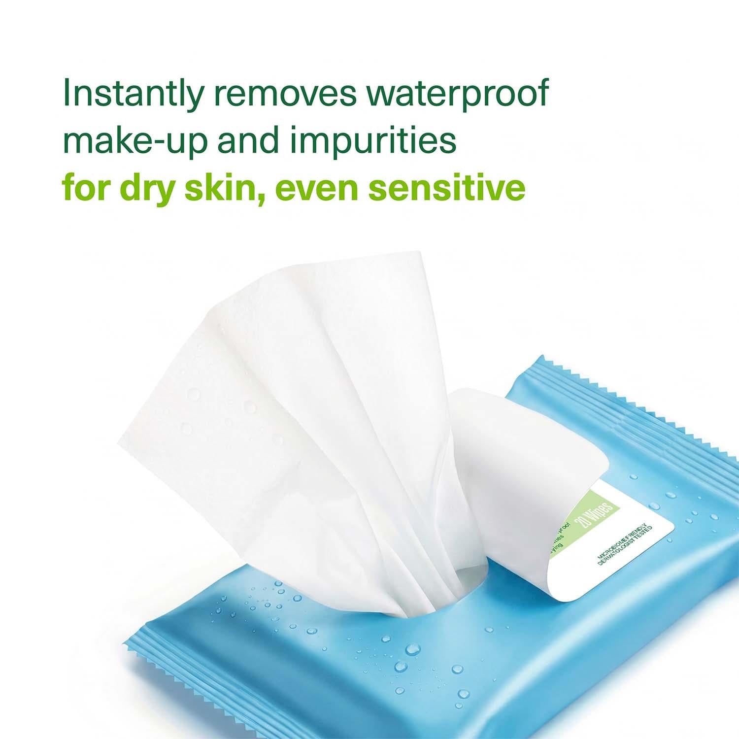 Simple Micellar Water Sheet Mask & Biodegradable Wipes Bundle