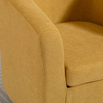 Beulah Fabric Accent Chair | Yellow